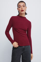 Springfield T-shirt com strass vermelho