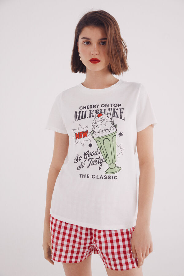 Springfield Camiseta "Amor de cereja" estampado