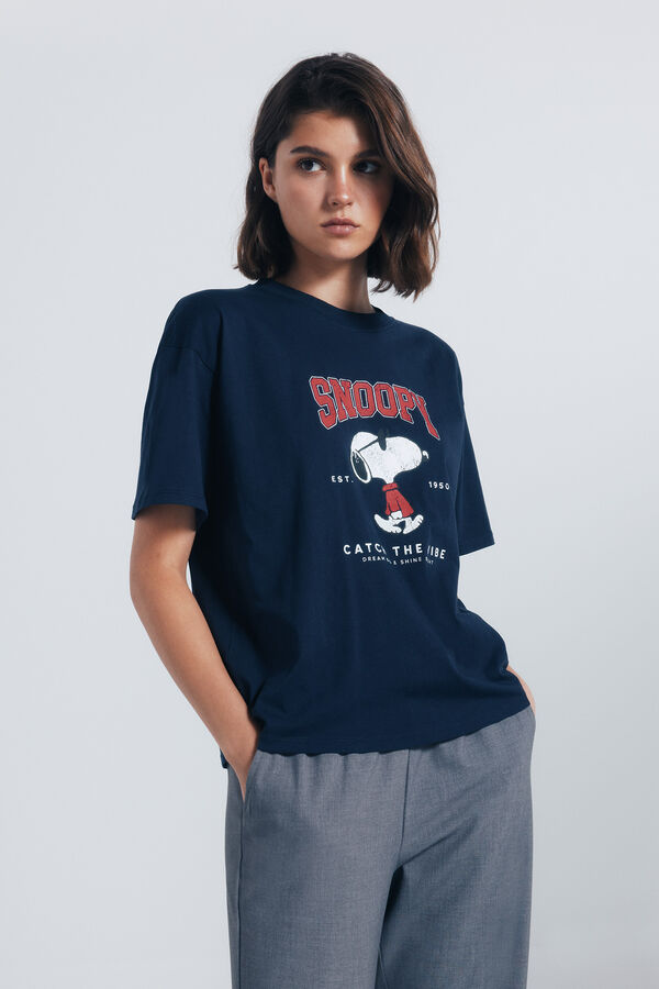 Springfield T-shirt "Snoopy" azul