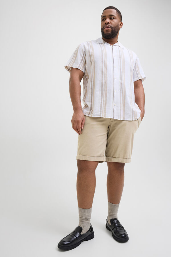 Jack & Jones PLUS Bermudas regular fit PLUS cinzento