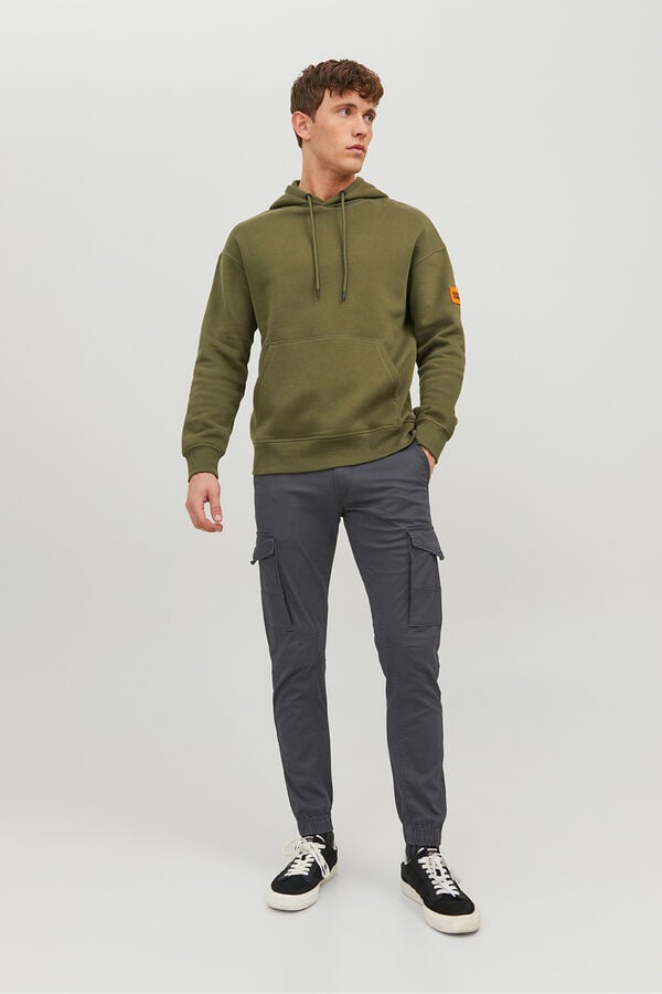 Jack & Jones Pantalón cargo slim fit preto