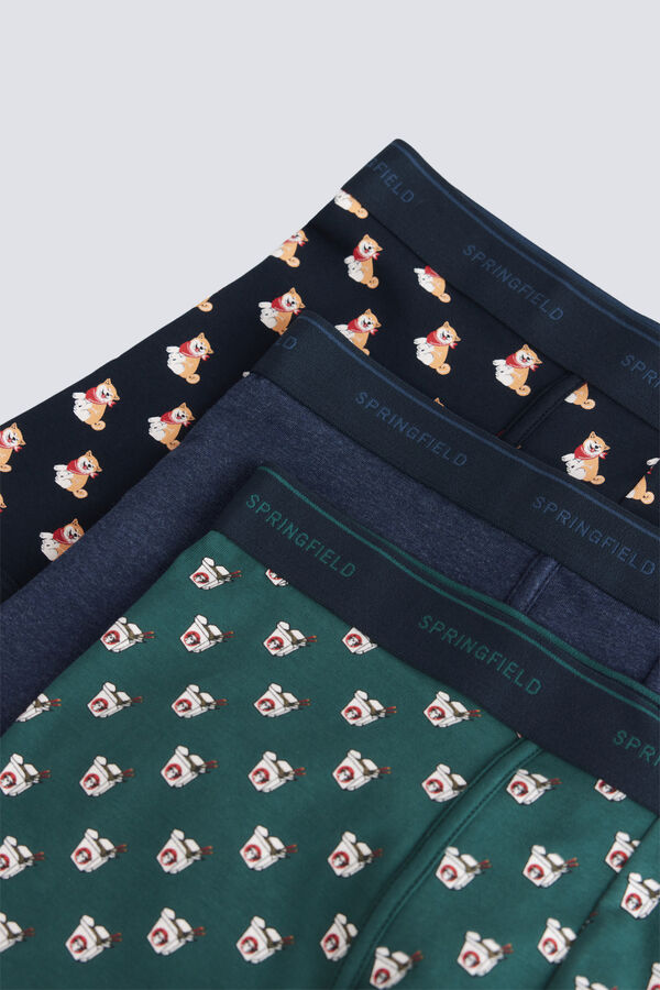 Springfield Pack 3 boxer Korea verde