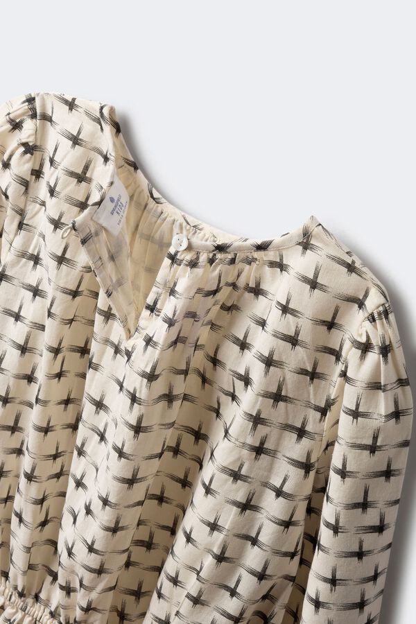 Springfield Kids Blusa de manga comprida para menina branco