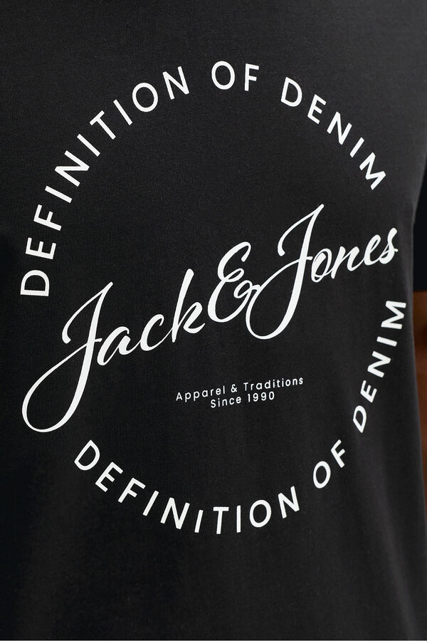 Jack & Jones PLUS Cotton short sleeve T-shirt black