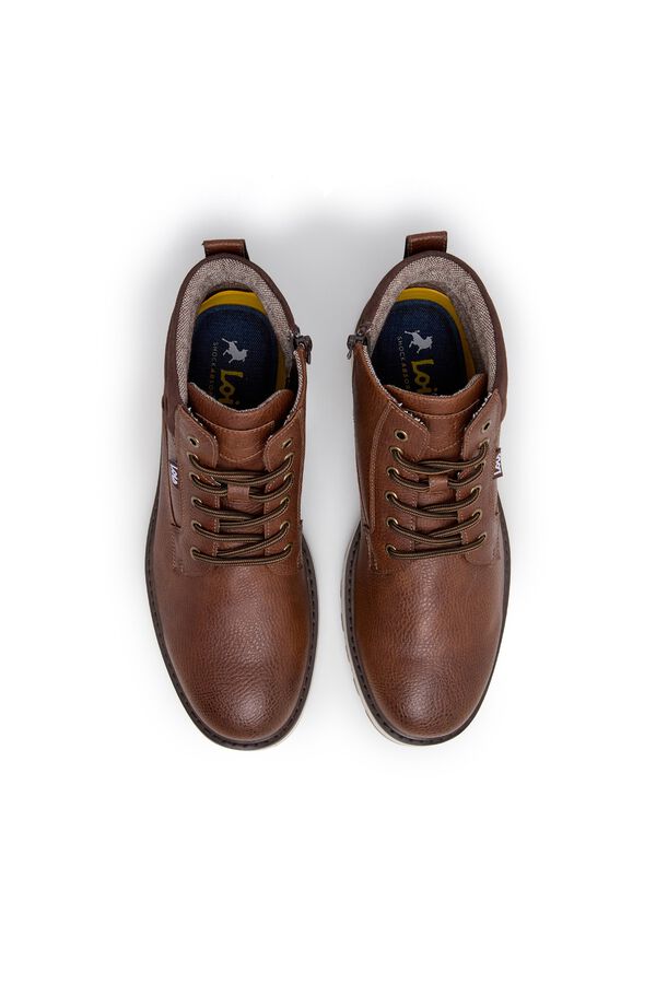 Lois Botas casuais com atacadores castanho