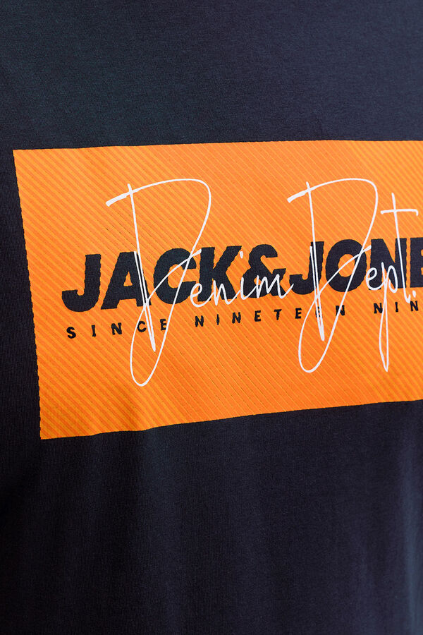Jack & Jones PLUS T-shirt logo azul