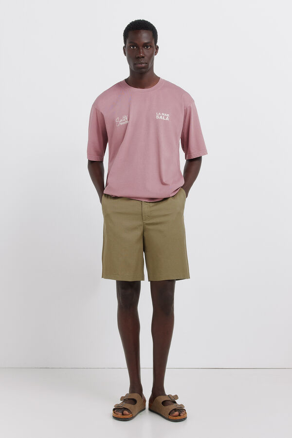 Springfield T-shirt mar salgado rosa