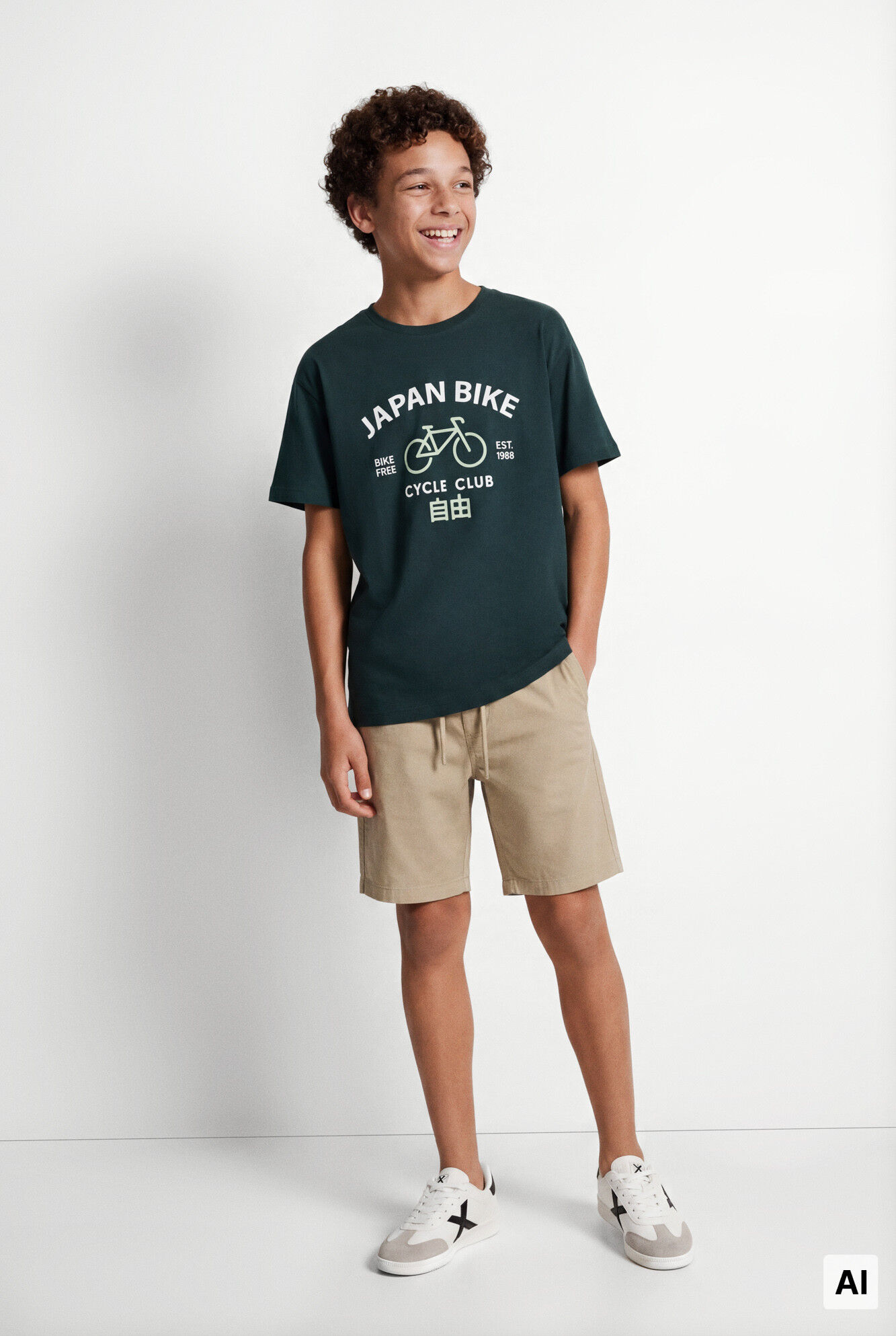 Springfield Kids T-shirt de manga curta "Japan Bike" para menino