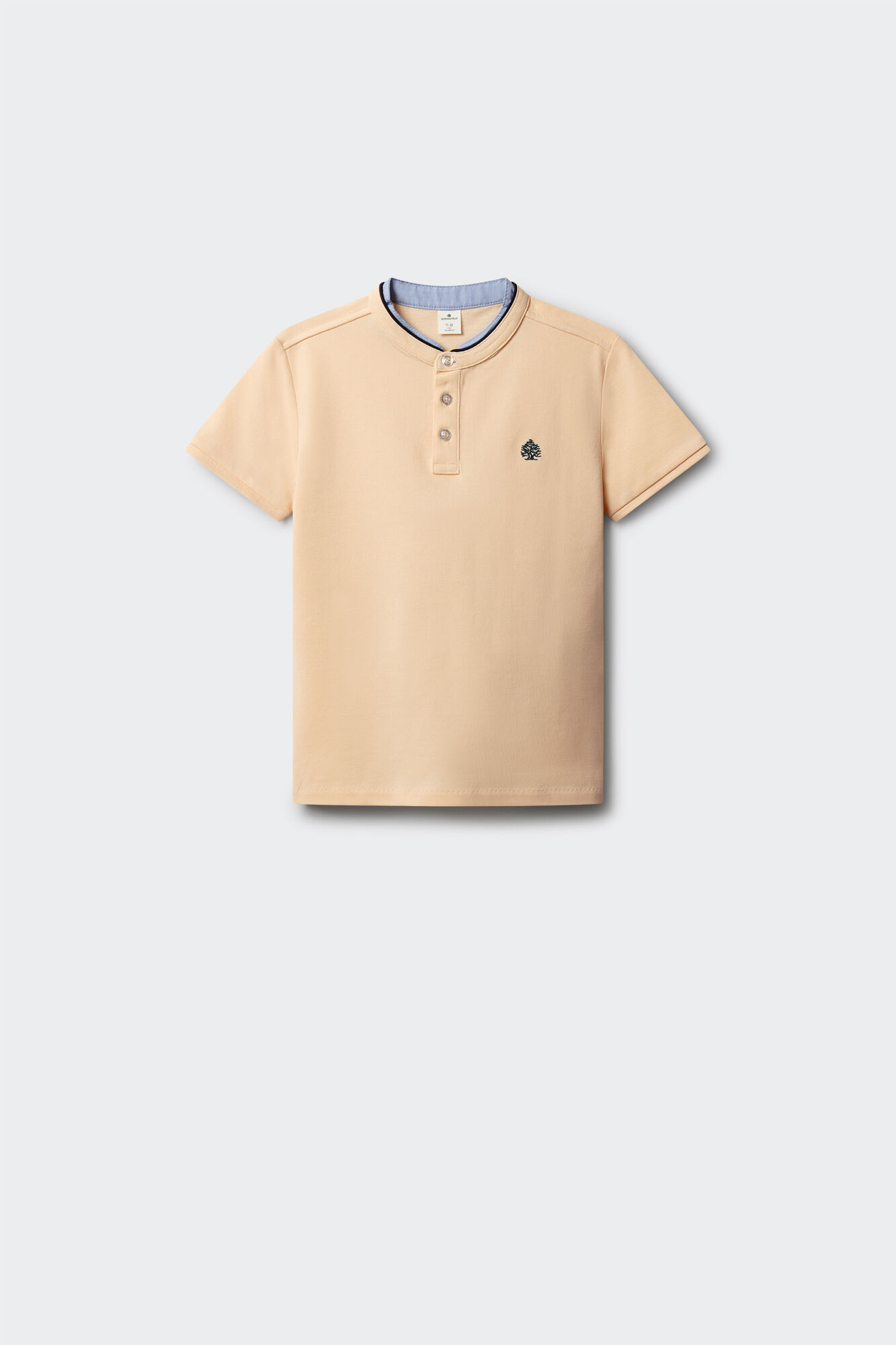 Springfield Kids Polo gola mao em chambray menino