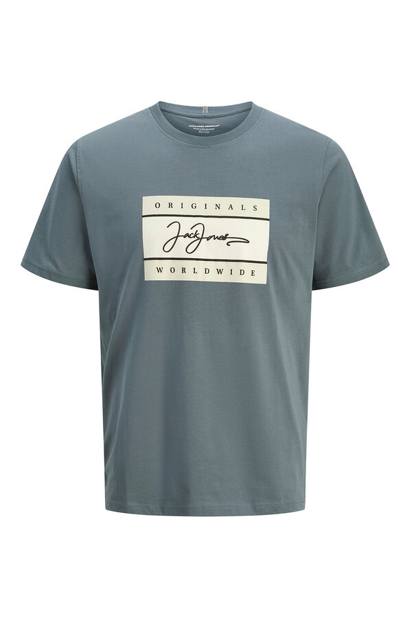 Jack & Jones PLUS T-shirt relaxed fit Plus cinzento