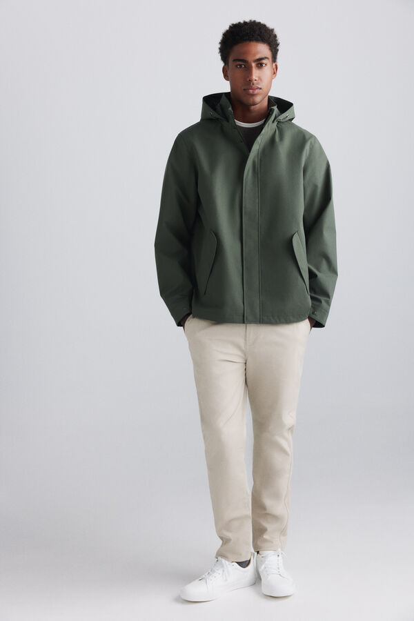 Springfield Parka t&eacute;cnica verde