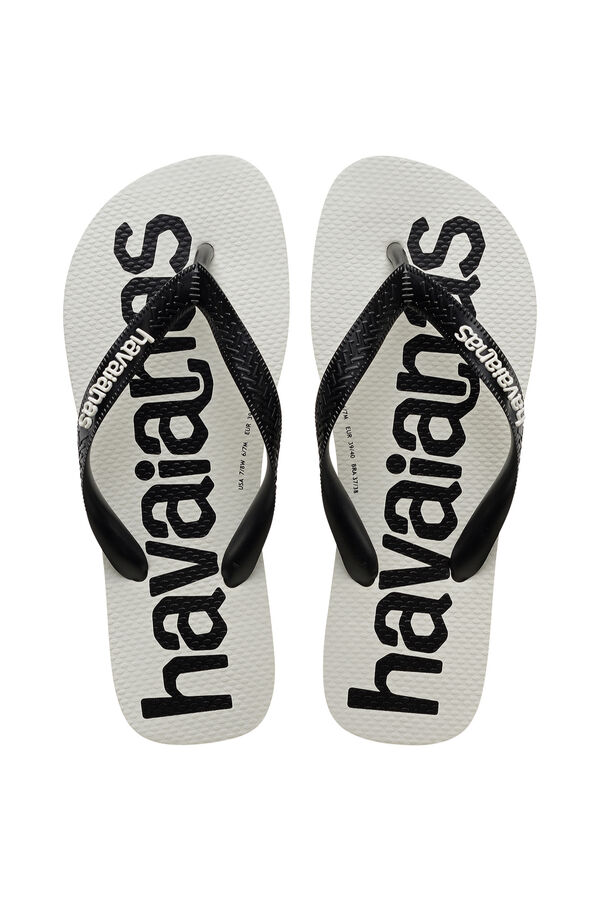 Havaianas Chinelos de plataforma em borracha branco