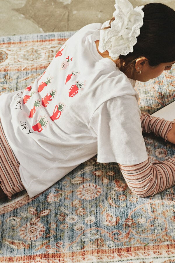 Springfield T-shirt para o dia a dia branco