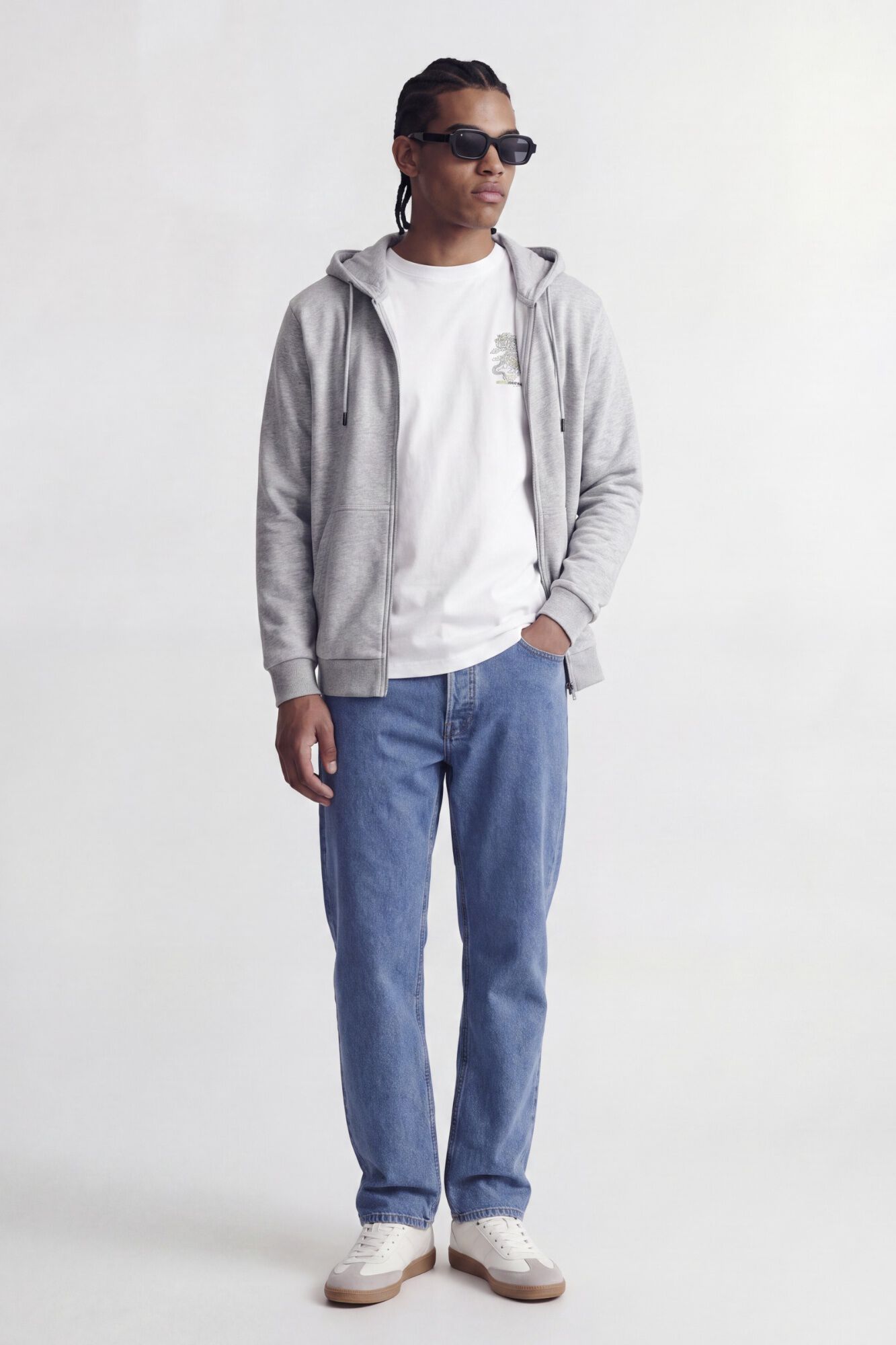 Jack & Jones Sweatshirt relaxed com capuz