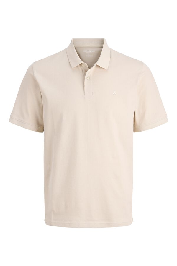 Jack & Jones Polo piqu&eacute; slim cinzento