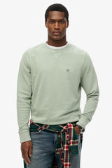 Superdry sweatshirt com gola redonda bege