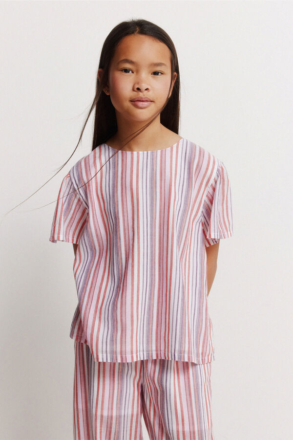 Springfield Kids Conjunto de cal&ccedil;as para menina em lurex rosa