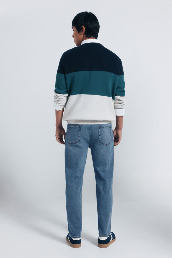 Springfield Jeans slim fit tingido azul