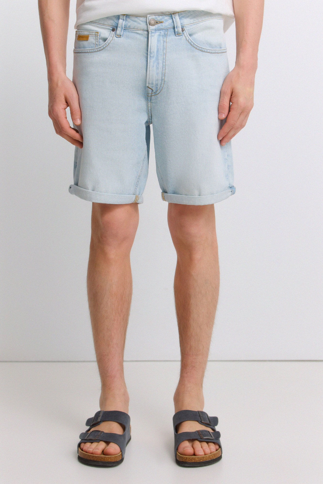 Springfield Bermuda jeans ultraleve slim fit