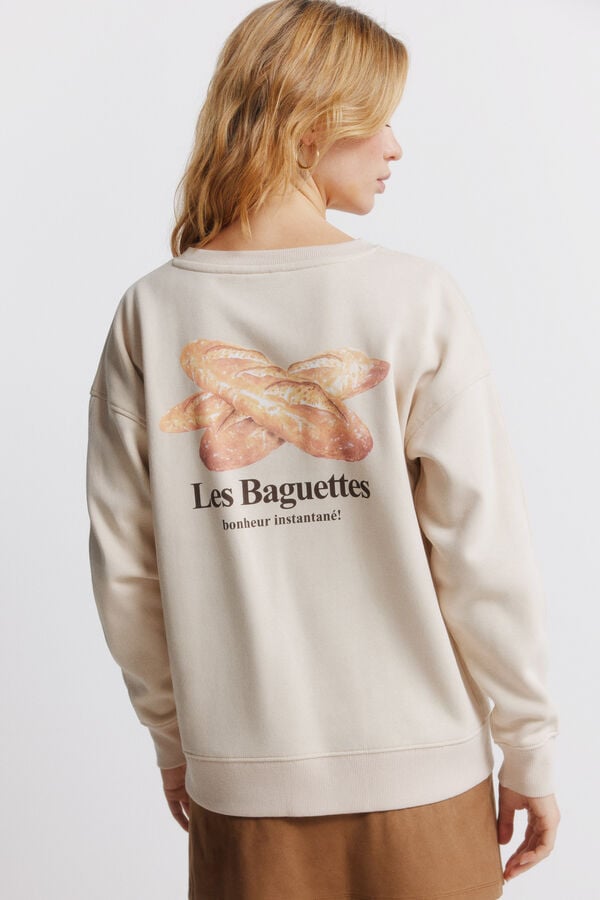 Springfield Sweatshirt Caf&eacute; boheme bege