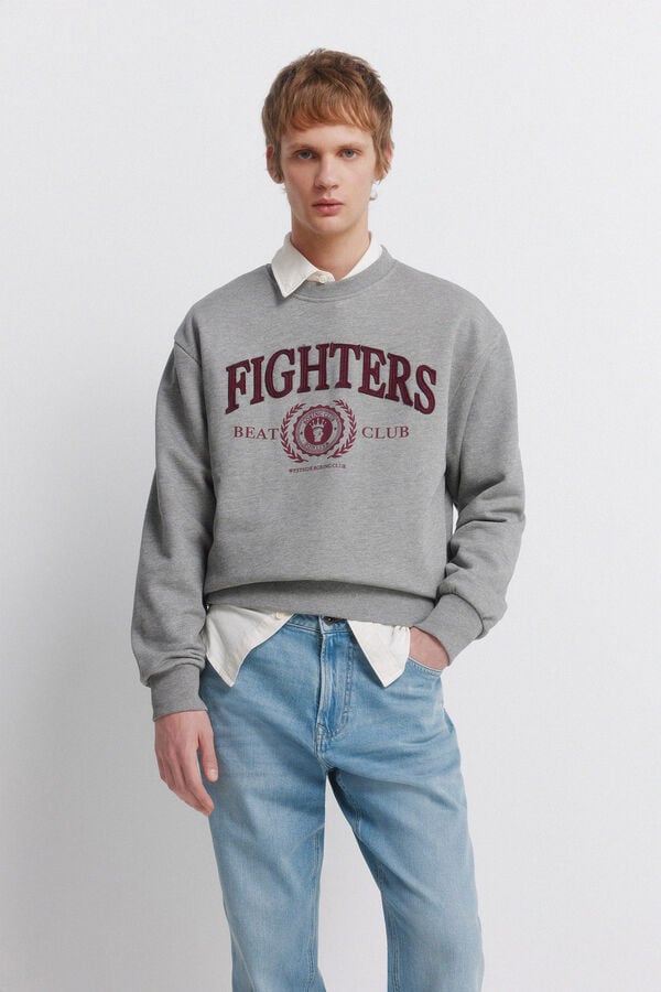 Springfield Jeans de lavagem clara m&eacute;dia regular fit azul