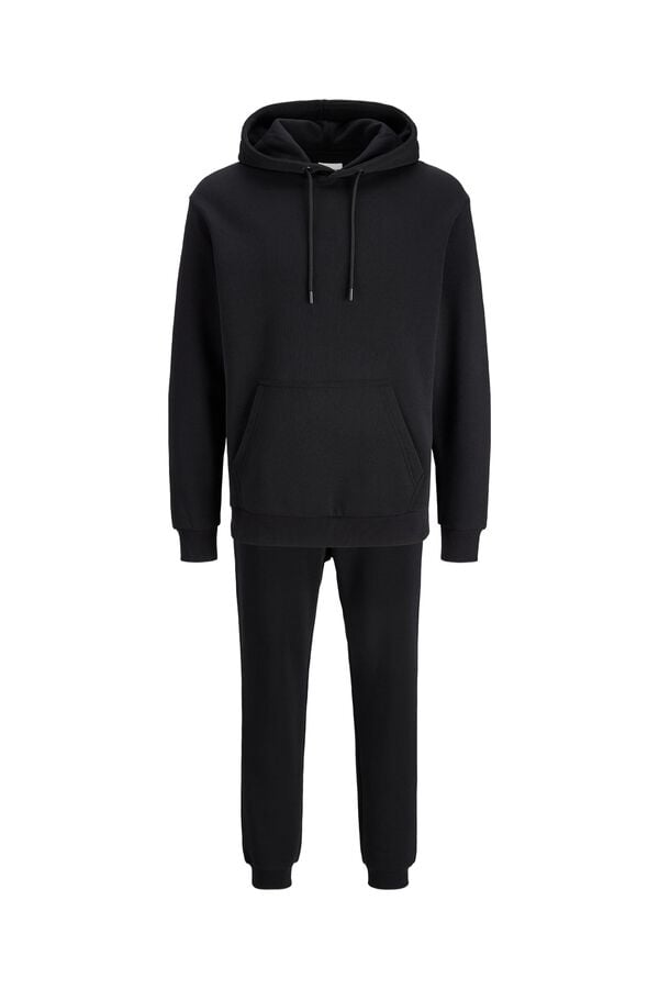 Jack & Jones Fato de treino regular com capuz preto