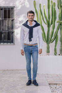 Celopman Calças denim skinny