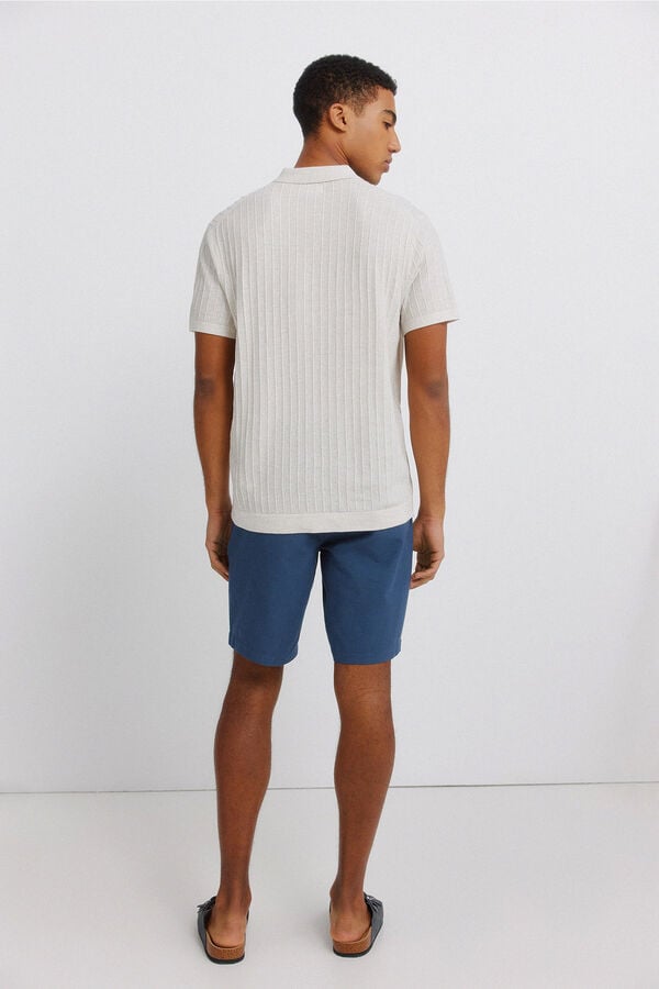 Springfield Bermudas estruturadas azul