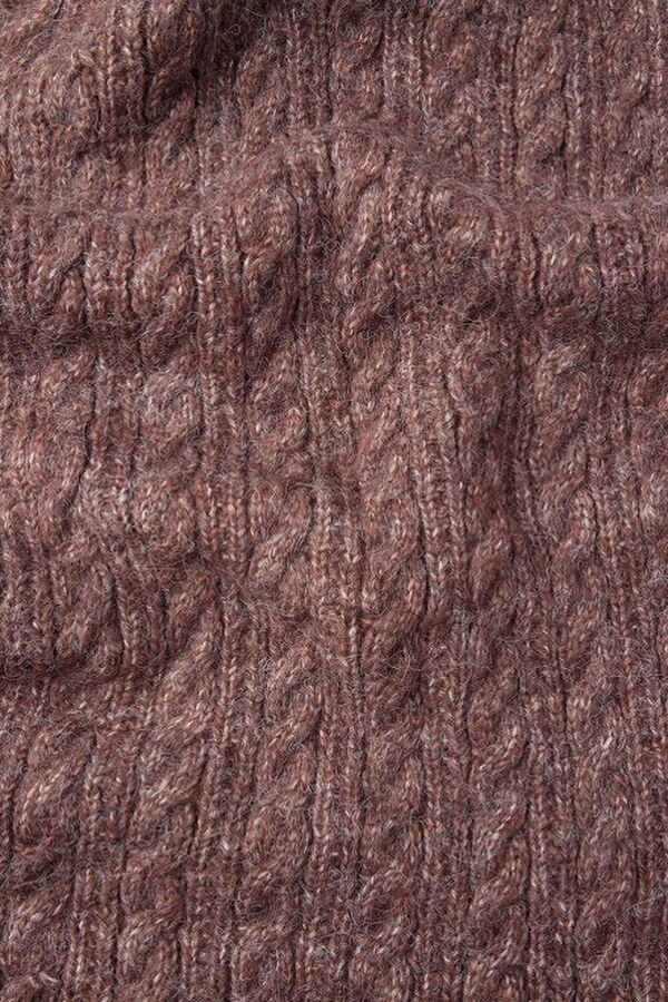 Pepe Jeans Cachecol de malha trançada estampado