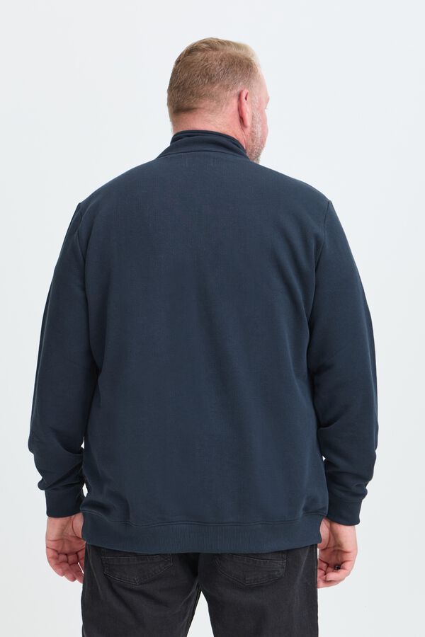 Blend PLUS Sweatshirt piqu&eacute; Plus azul