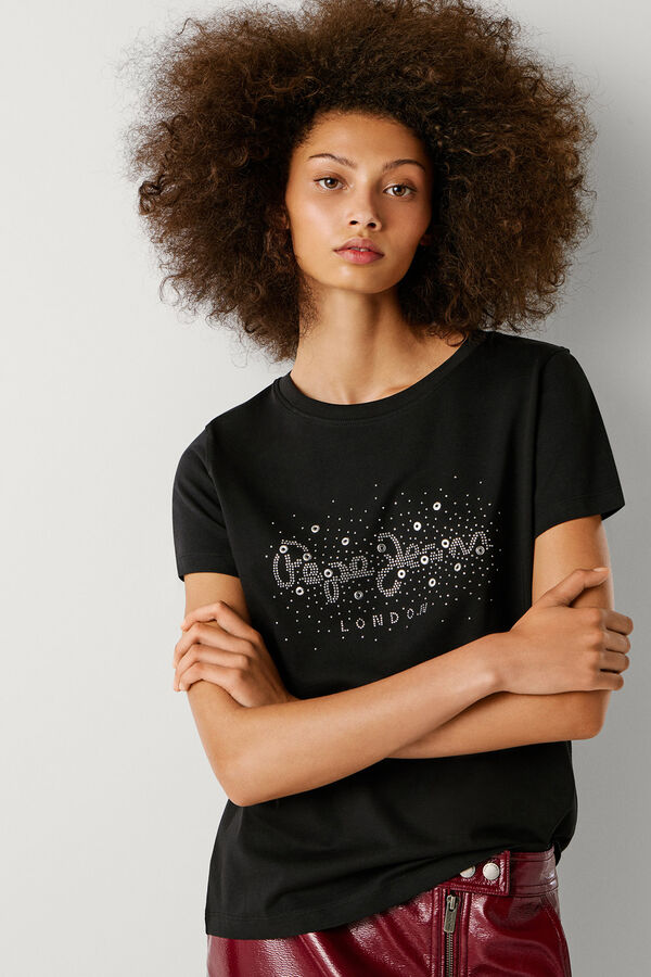 Pepe Jeans Camisola de manga curta preto