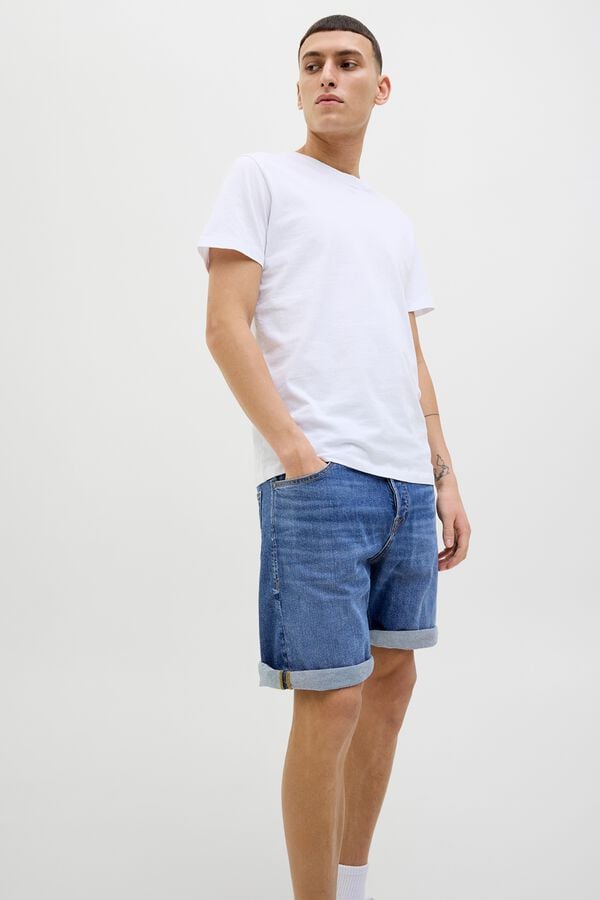 Jack & Jones Bermuda denim regular fit azul