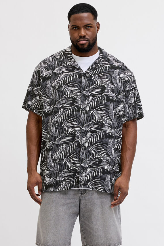 Camisa resort estampado tropical