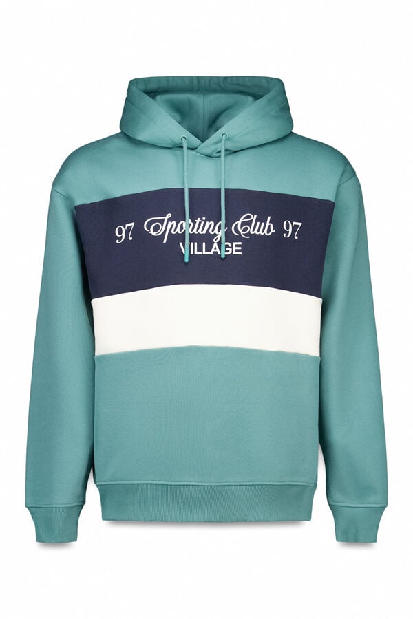 Springfield Sweatshirt com capuz Fighter Cut verde