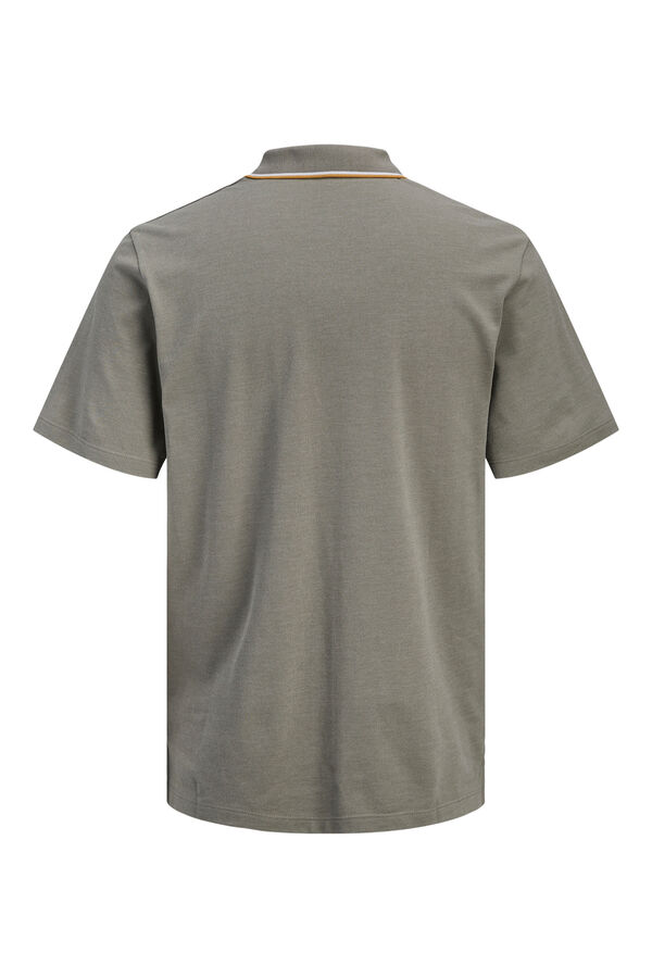 Jack & Jones Polo em piqu&eacute; com logo estampado