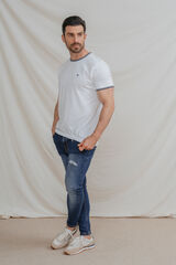 Celopman T-shirt b&aacute;sica branco