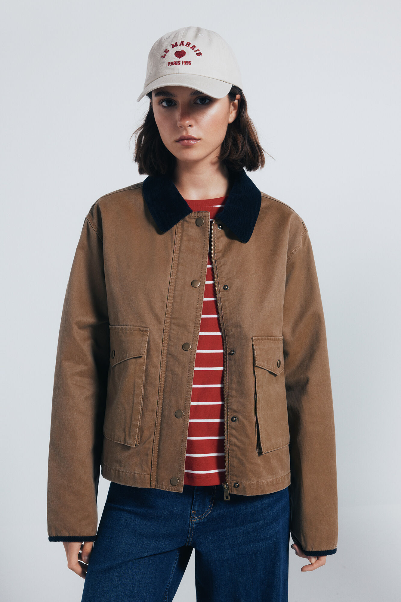 Springfield Casaco curto encerado