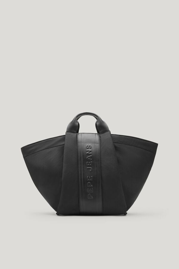 Pepe Jeans Mala tote bag de grande capacidade preto