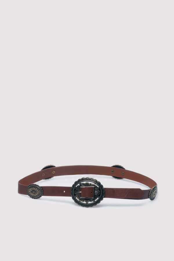 Springfield Fivelas de cinto de cowboy cru