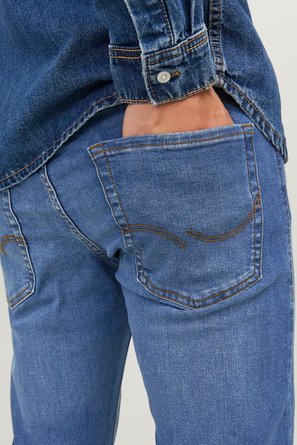 Jack & Jones Jeans slim cinco bolsos azul