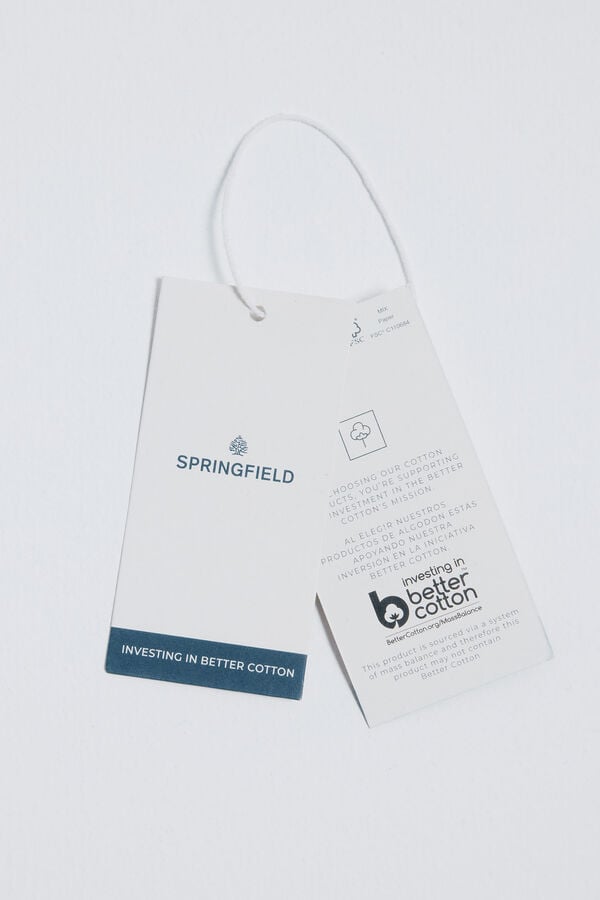 Springfield Camisa oversized blanco