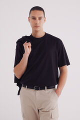 Springfield Camisa de bloqueio preto