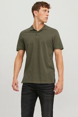 Jack & Jones Polo piqu&eacute; slim verde