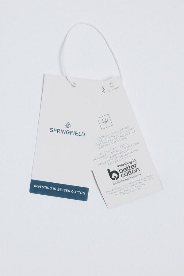 Springfield Sweatshirt com estampa urbana azul