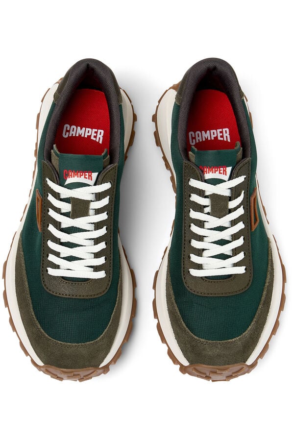 Camper Tênis de tecido verde