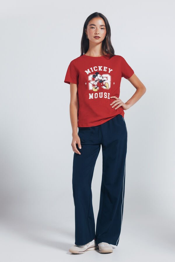 Springfield T-shirt "Mickey Mouse" vermelho