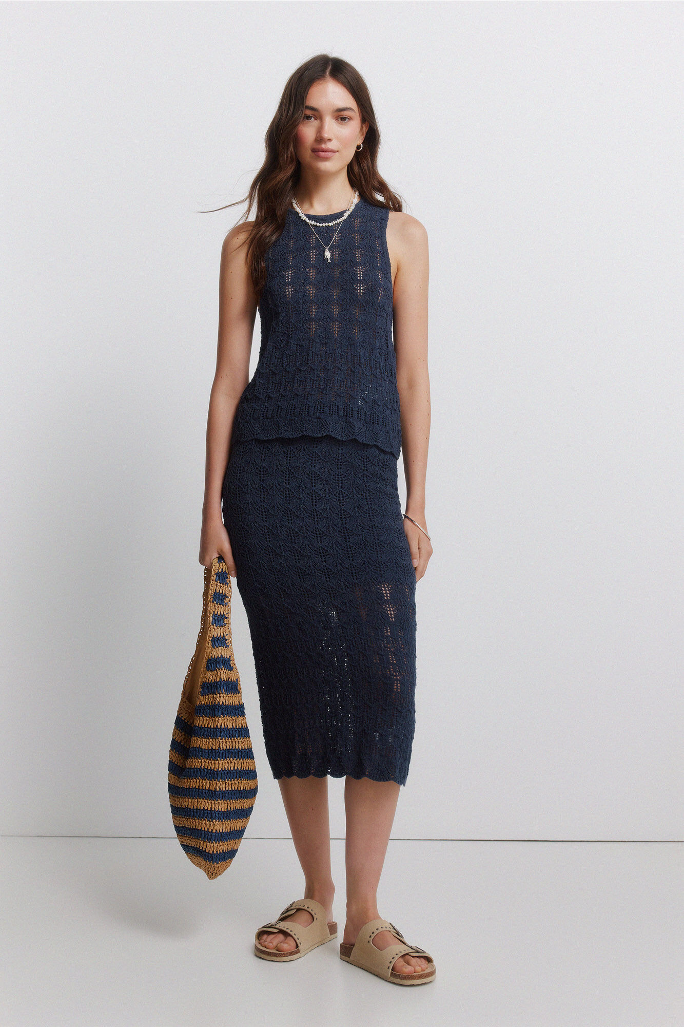 Springfield Falda pointelle