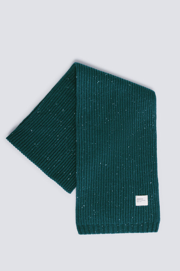 Springfield Cachecol canelado Neps verde