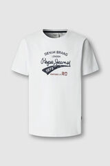 Pepe Jeans T-shirt manga curta branco