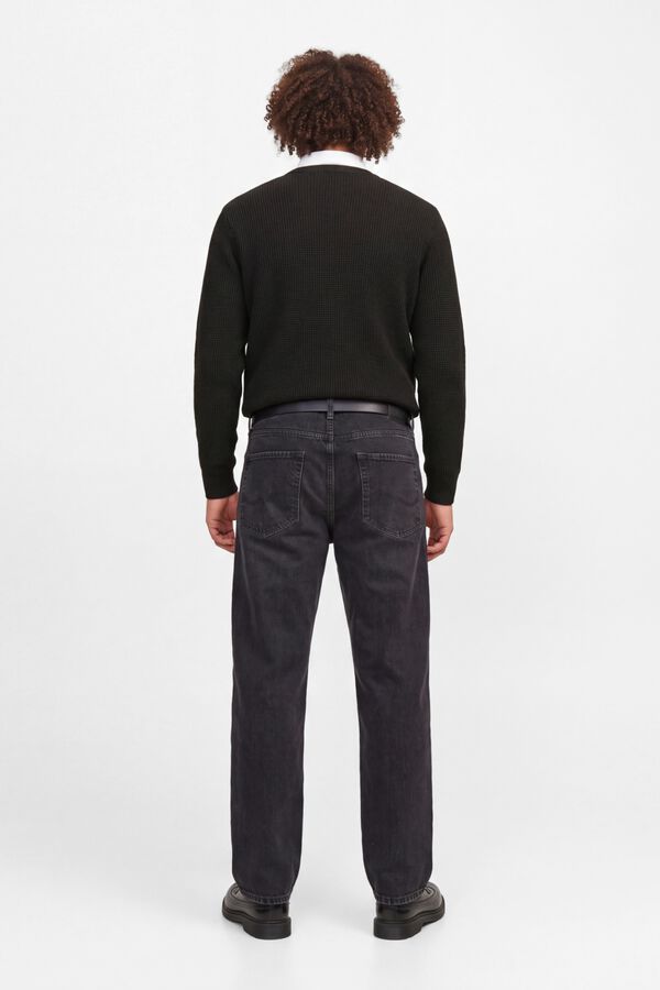Jack & Jones PLUS Camisola regular gola redonda cru